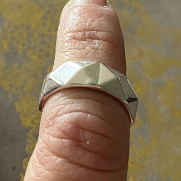 The Minimalist Punk ring, adjustable 925 ring - Picture 6 of 7